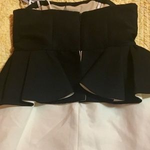 Halston Heritage Peplum Dress Size 2